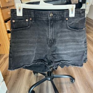 American Eagle Women's Black Denim Shorts